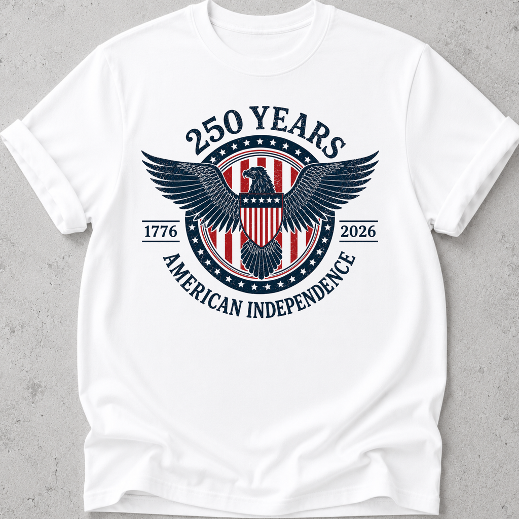 USA Emblem Patriotic  T-shirt