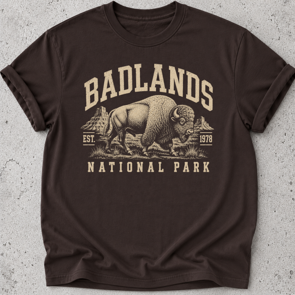 Badlands Bison T-shirt