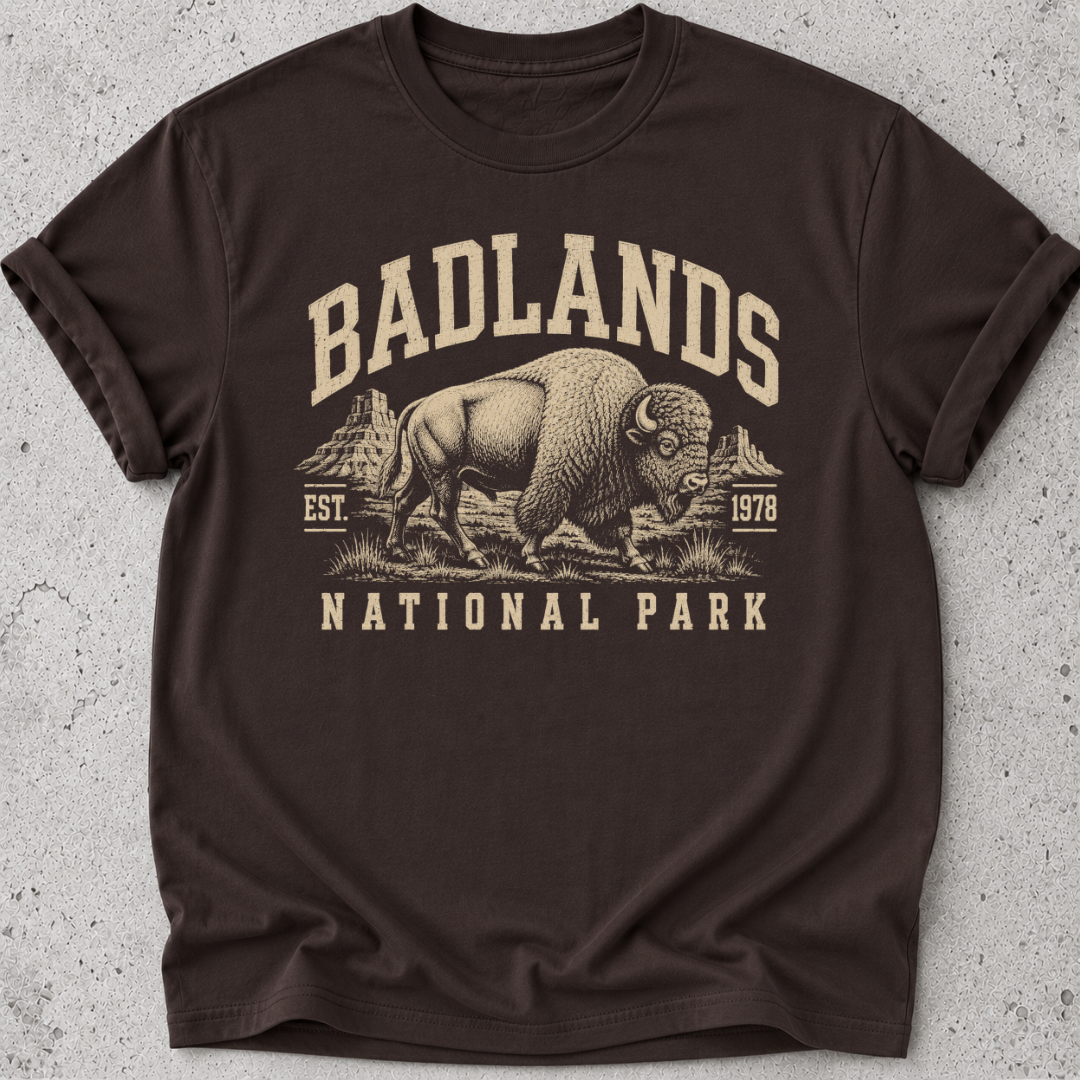 Badlands Bison T-shirt