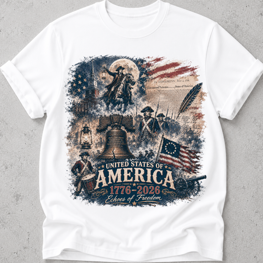 America Vintage Style T-Shirt