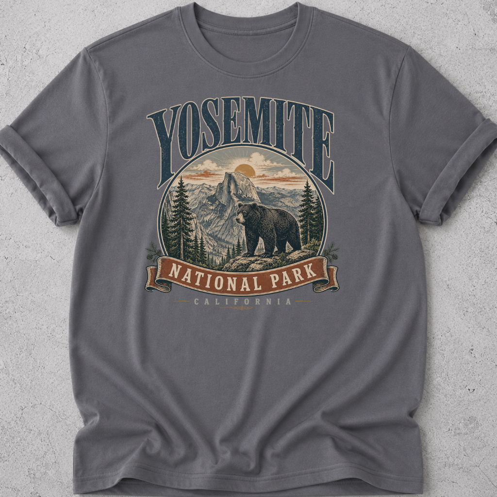 Yosemite  Bear Graphic T-shirt