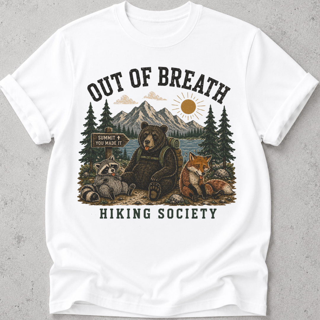 Out Of Breath Hiking T-shirt