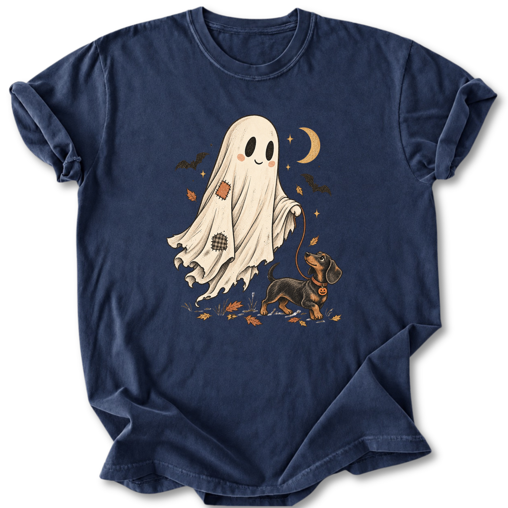 Ghost and Dachshund T-shirt