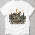 Folk Art Wolf T-shirt