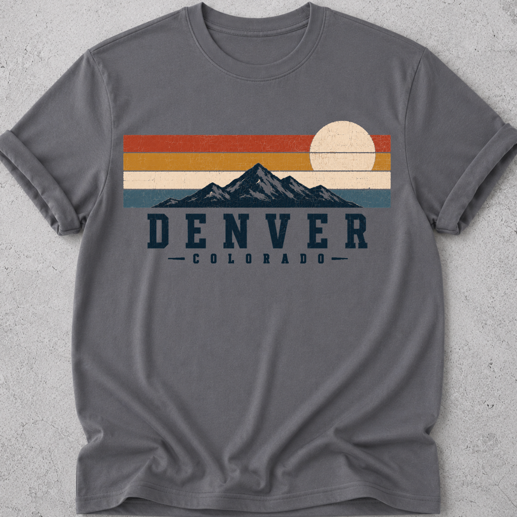 Denver Retro Sun T-Shirt