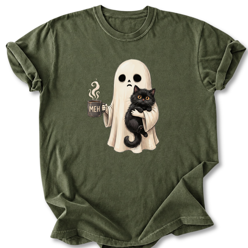Ghost and Cat T-shirt