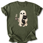 Ghost and Cat T-shirt