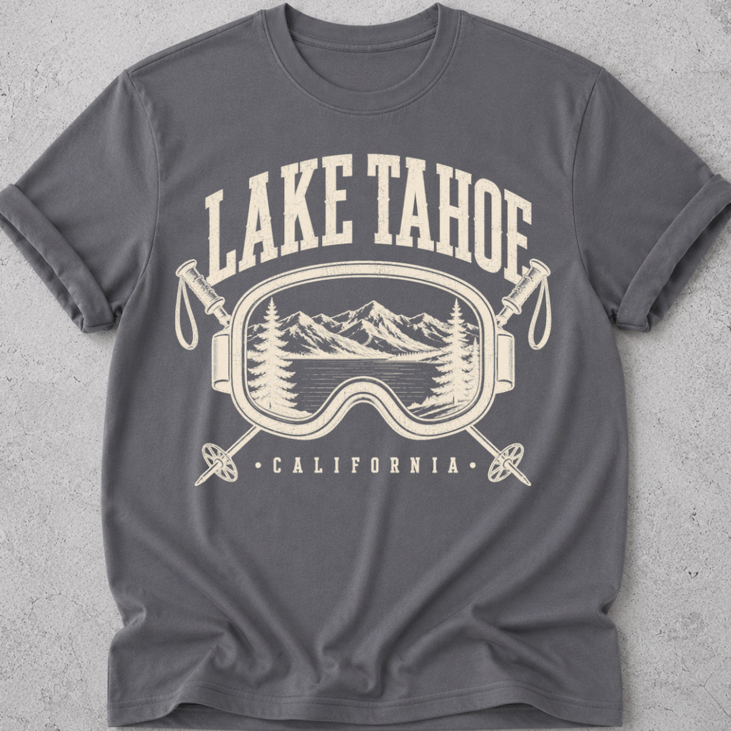 Lake Tahoe Ski T-Shirt