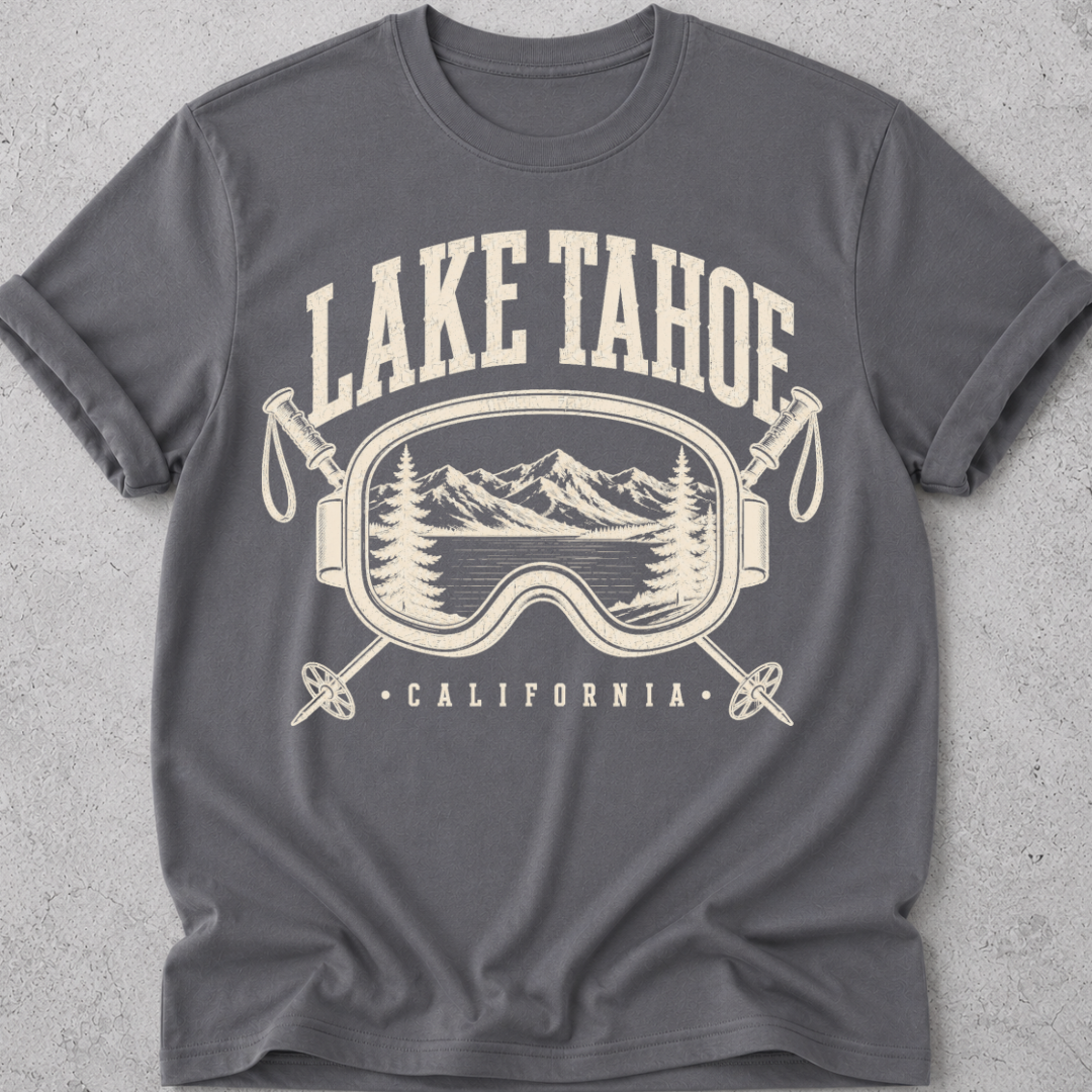 Lake Tahoe Ski T-Shirt