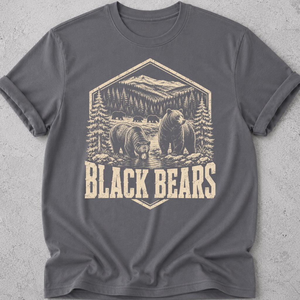 Black Bears Medallion T-Shirt