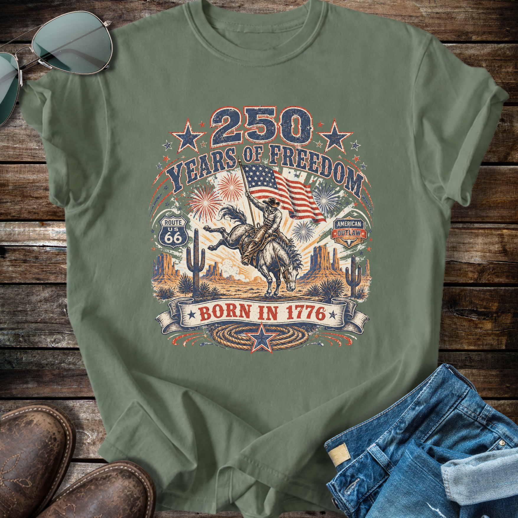 Rodeo USA  Anniversary  T-Shirt