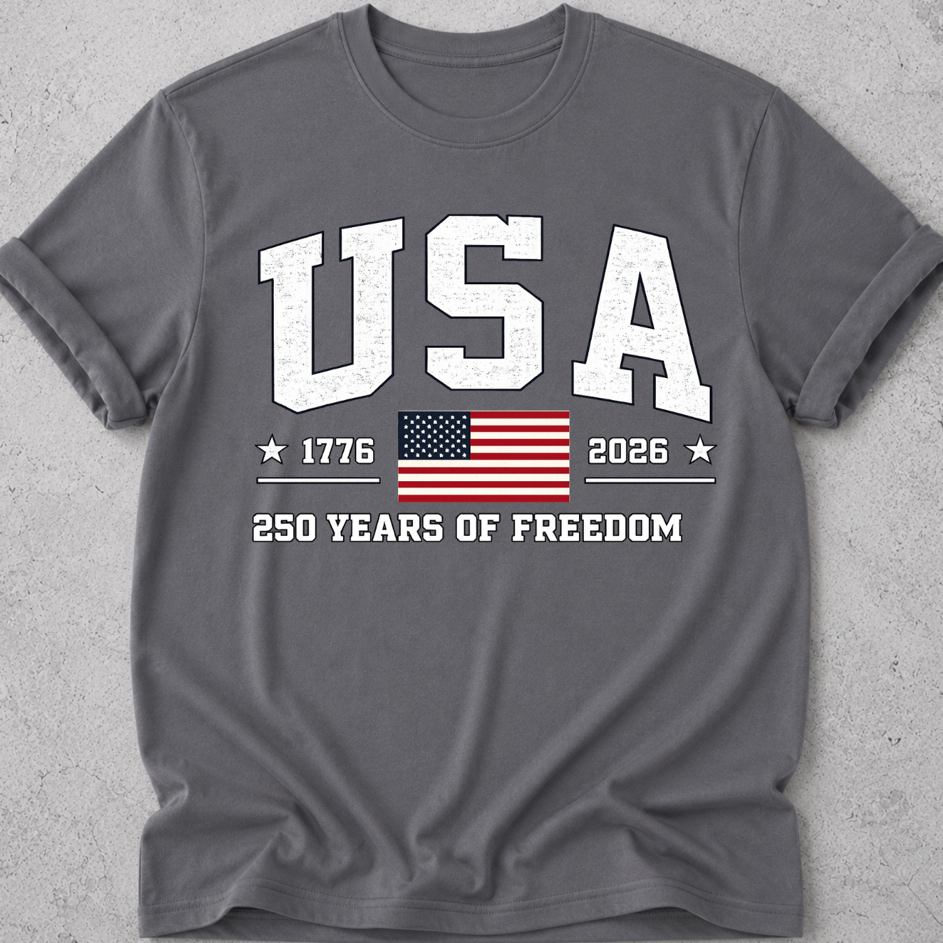 USA 250 Collegiate   T-Shirt