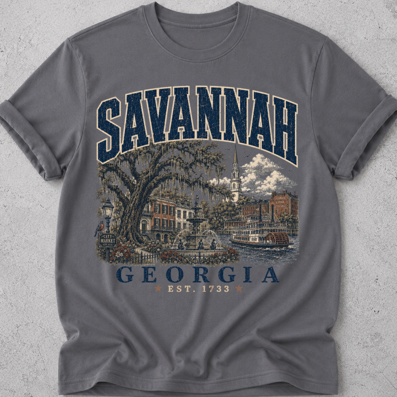 Savannah Cityscape T-Shirt