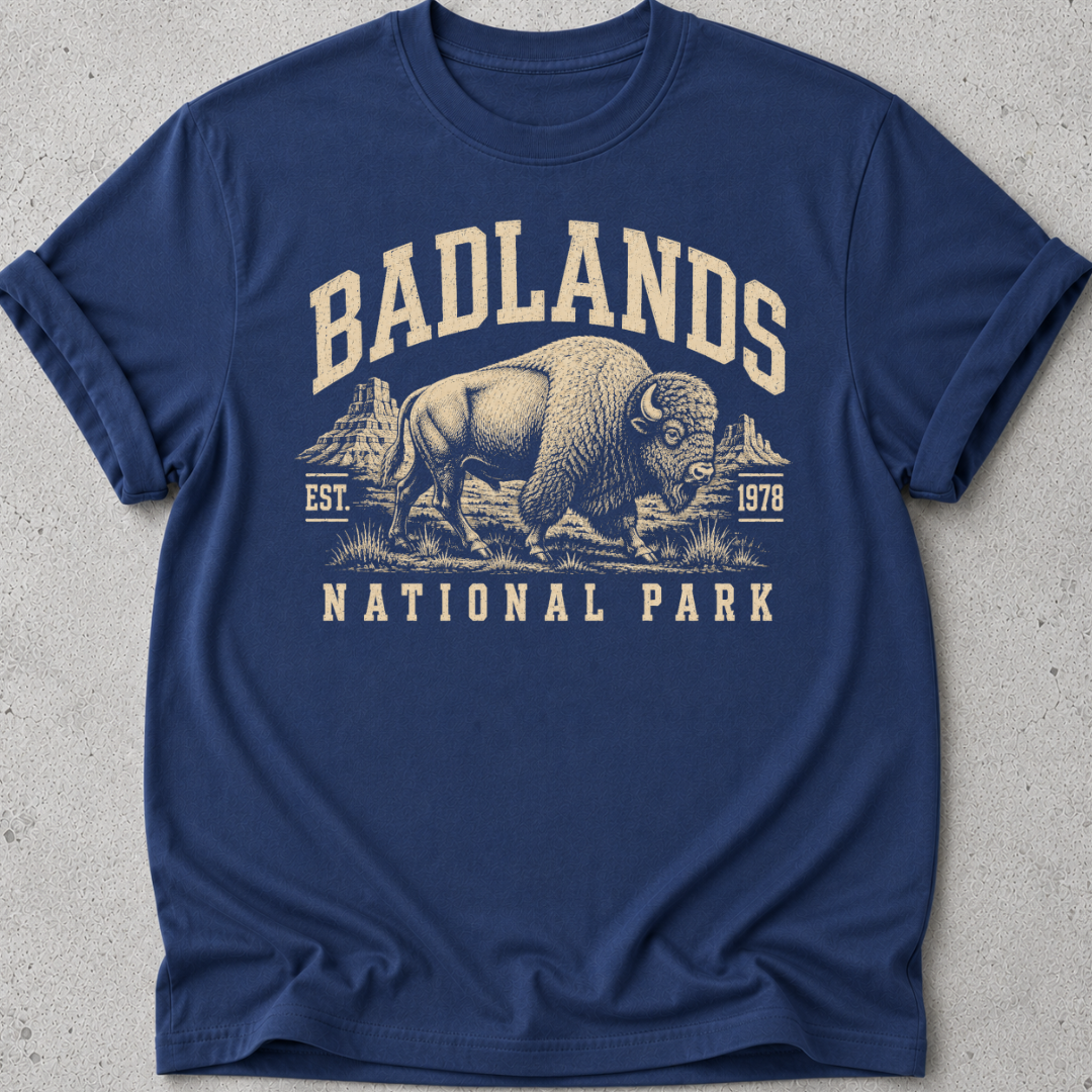 Badlands Bison T-shirt