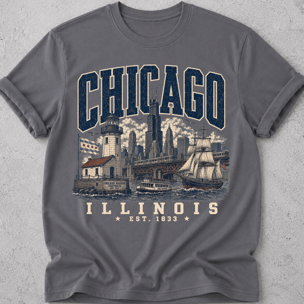 Chicago Cityscape  T-Shirt