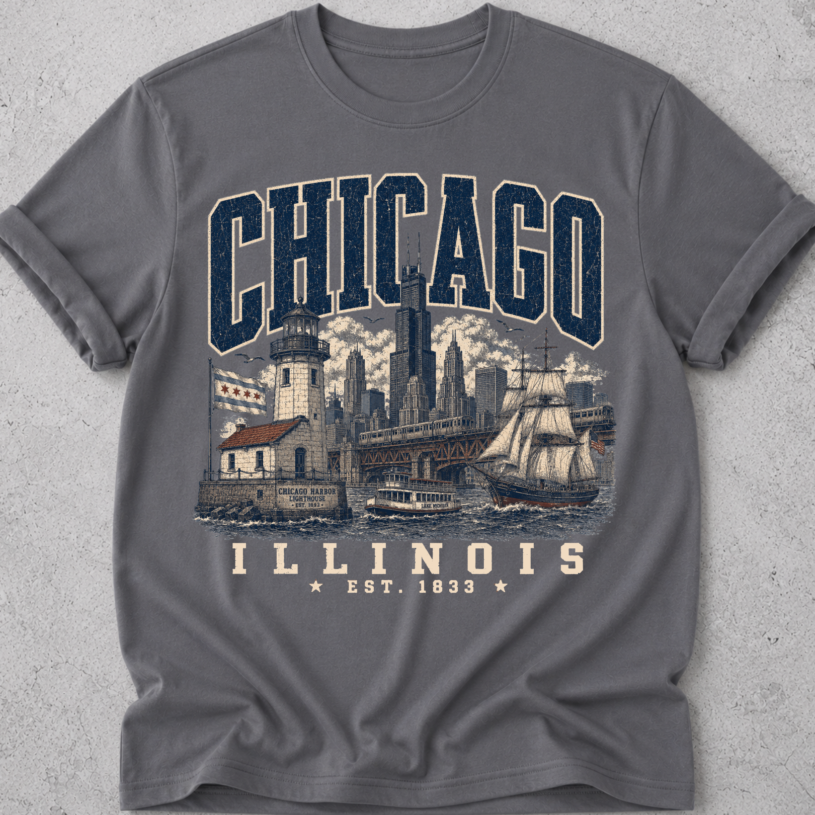 Chicago Cityscape  T-Shirt