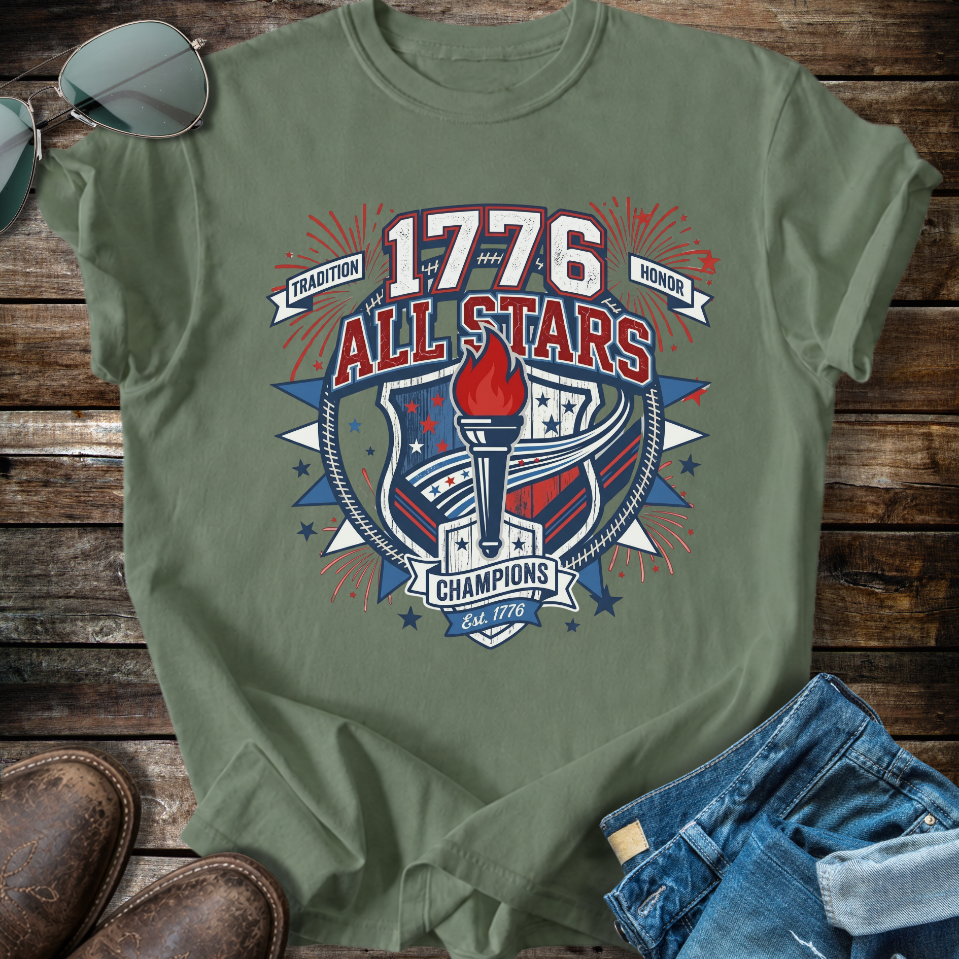 1776 All Stars  T-shirt