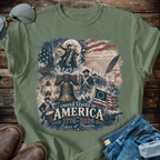 America  Vintage Style T-Shirt