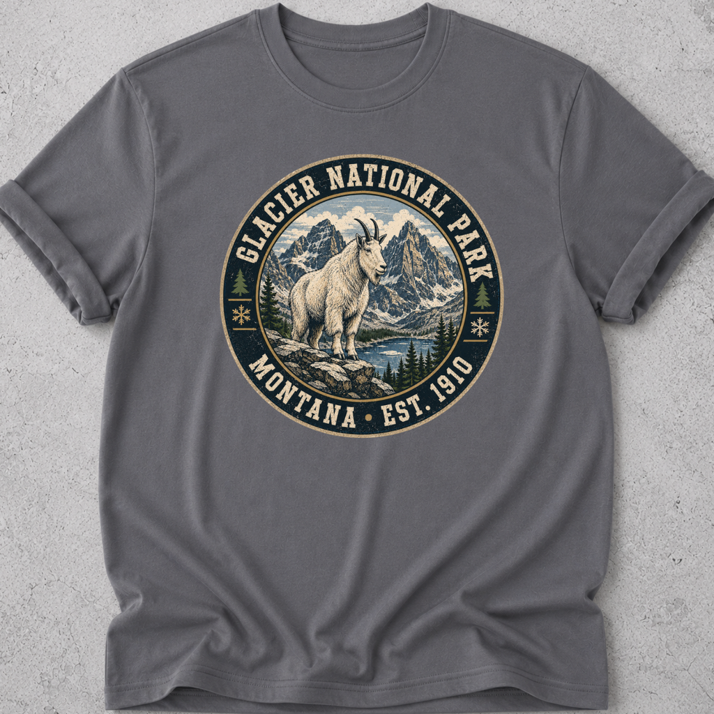 Glacier Park Goat T-Shirt