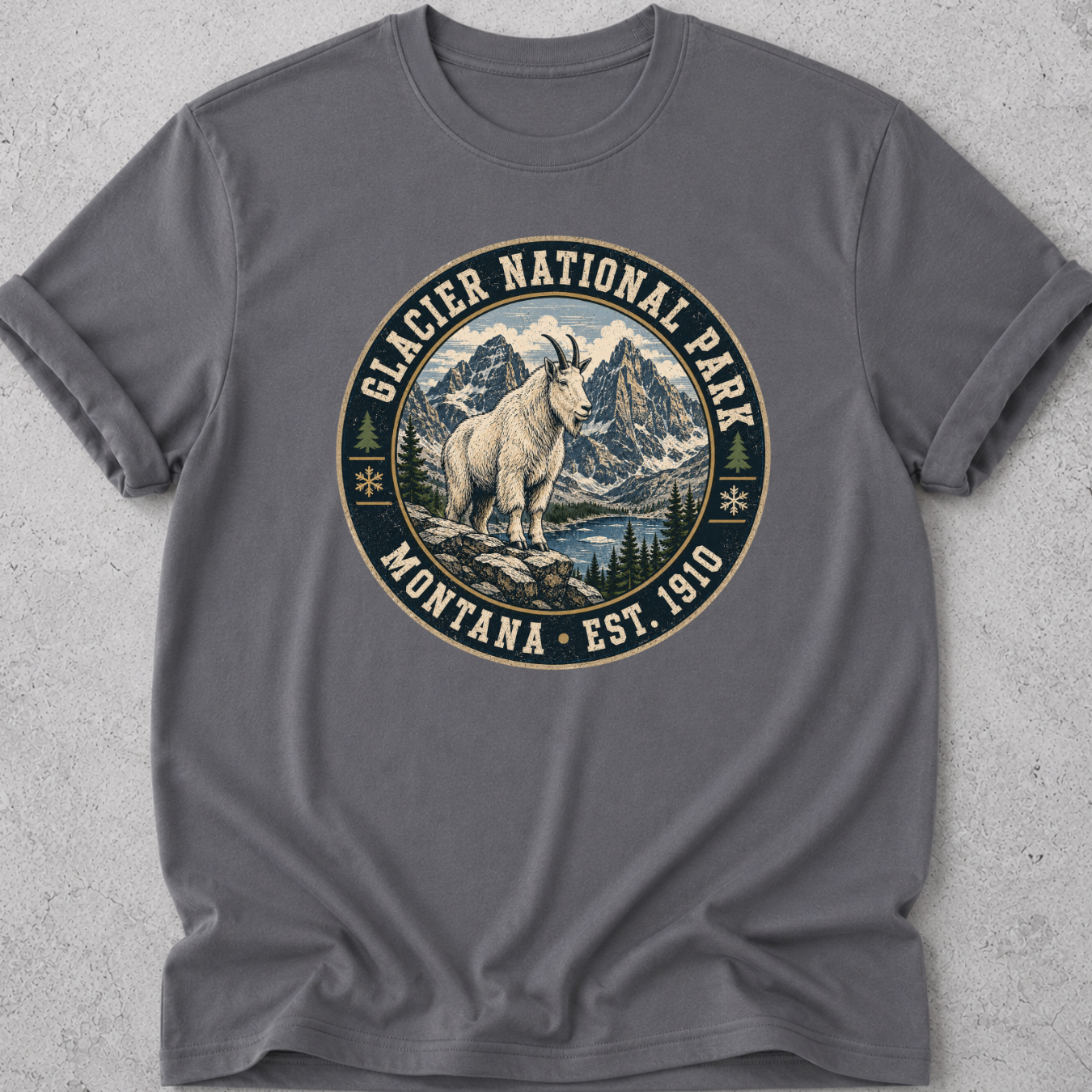 Glacier Park Goat T-Shirt
