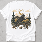 Folk Art Raven T-shirt