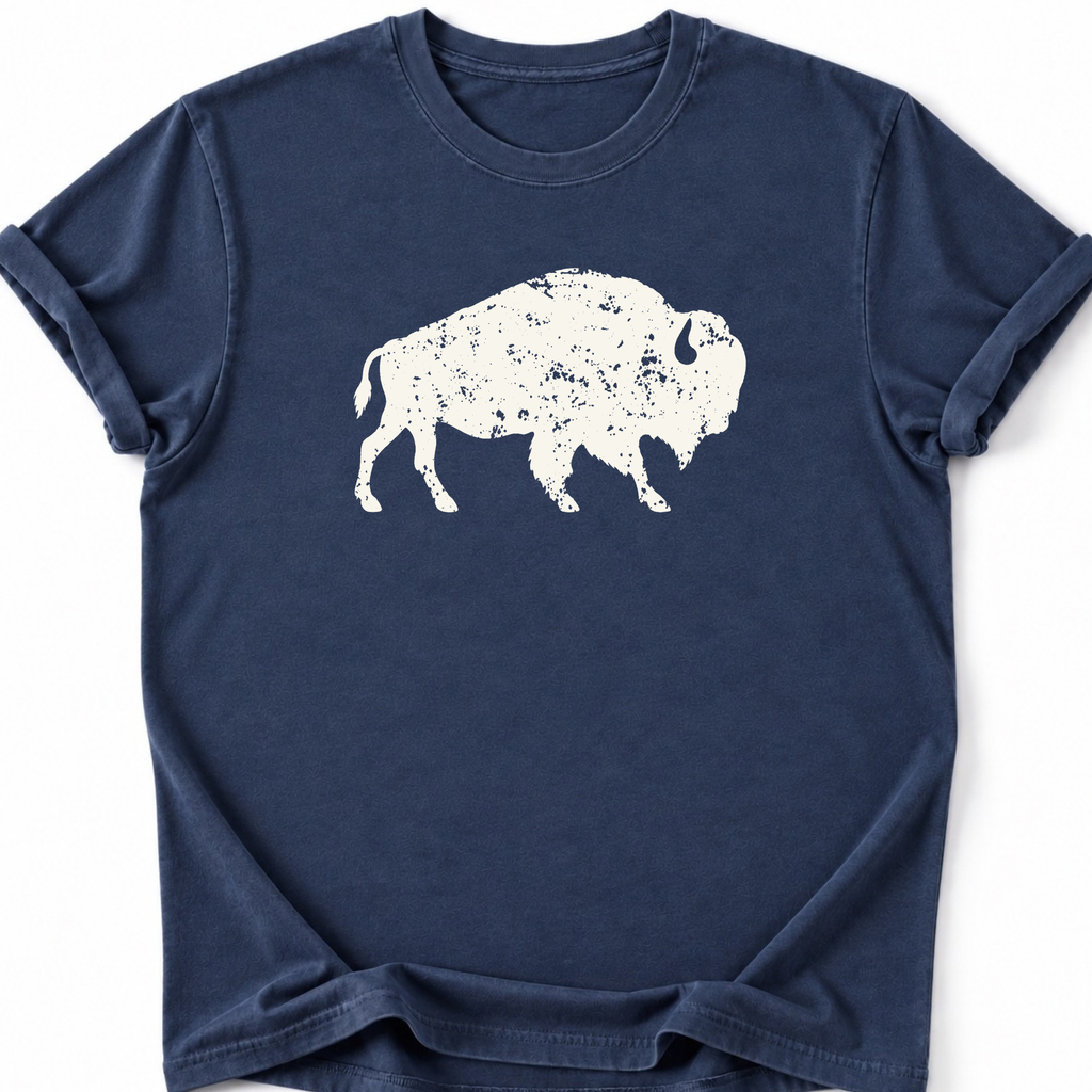 Bison Minimalist  T-shirt