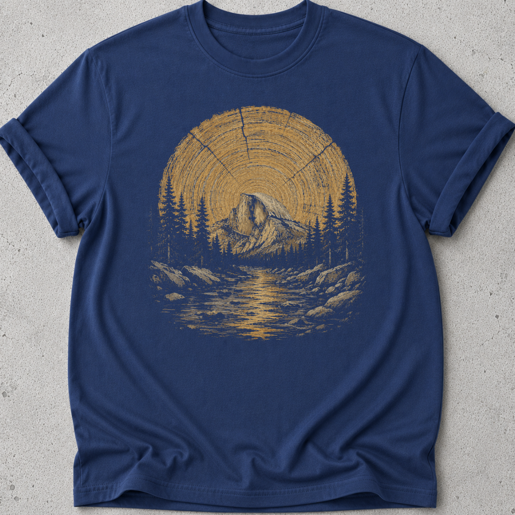 Yosemite Park Wood Ring T-shirt
