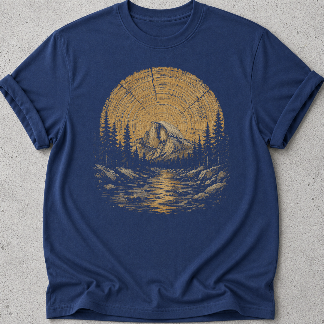 Yosemite Park Wood Ring T-shirt