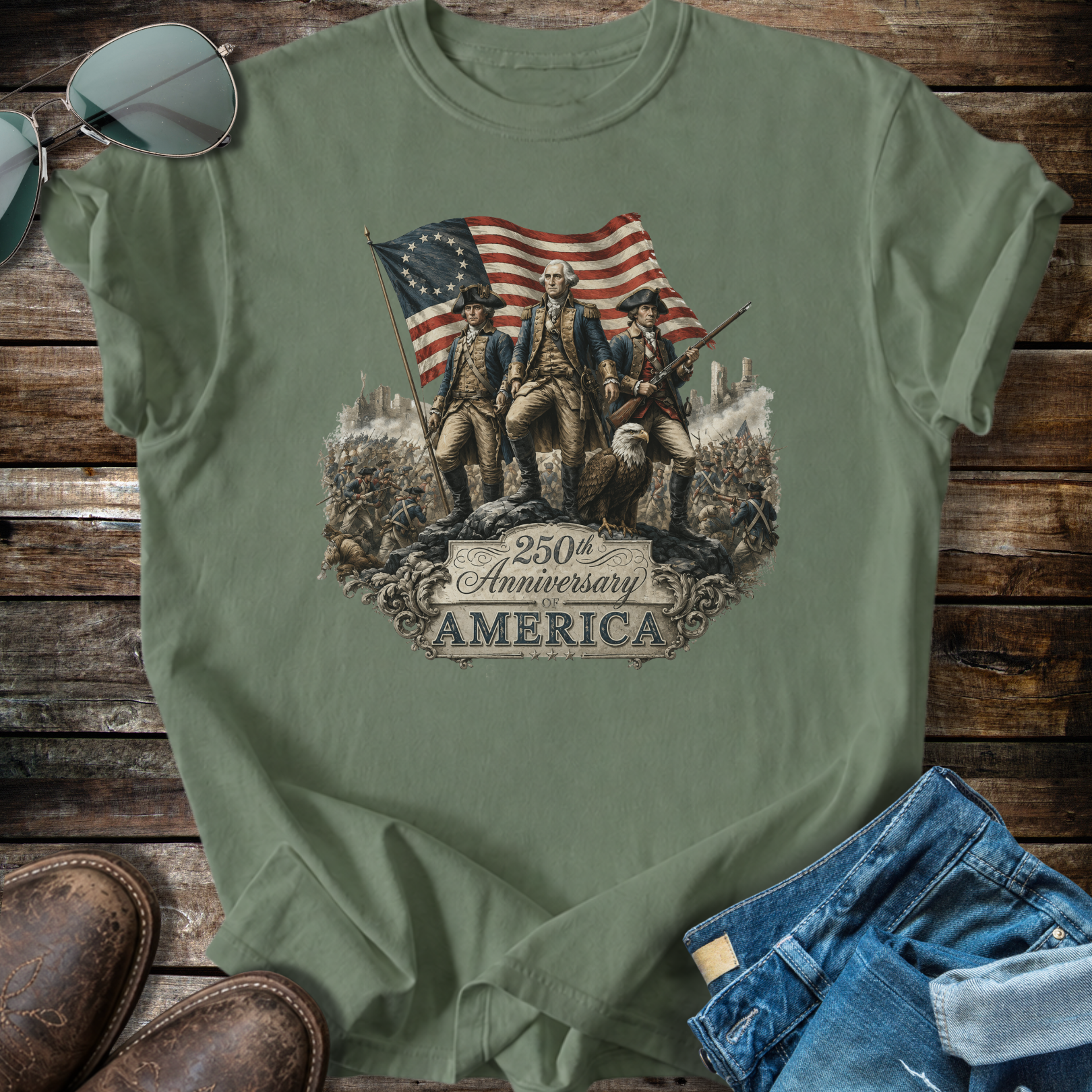 USA 250  Patriotic T-shirt