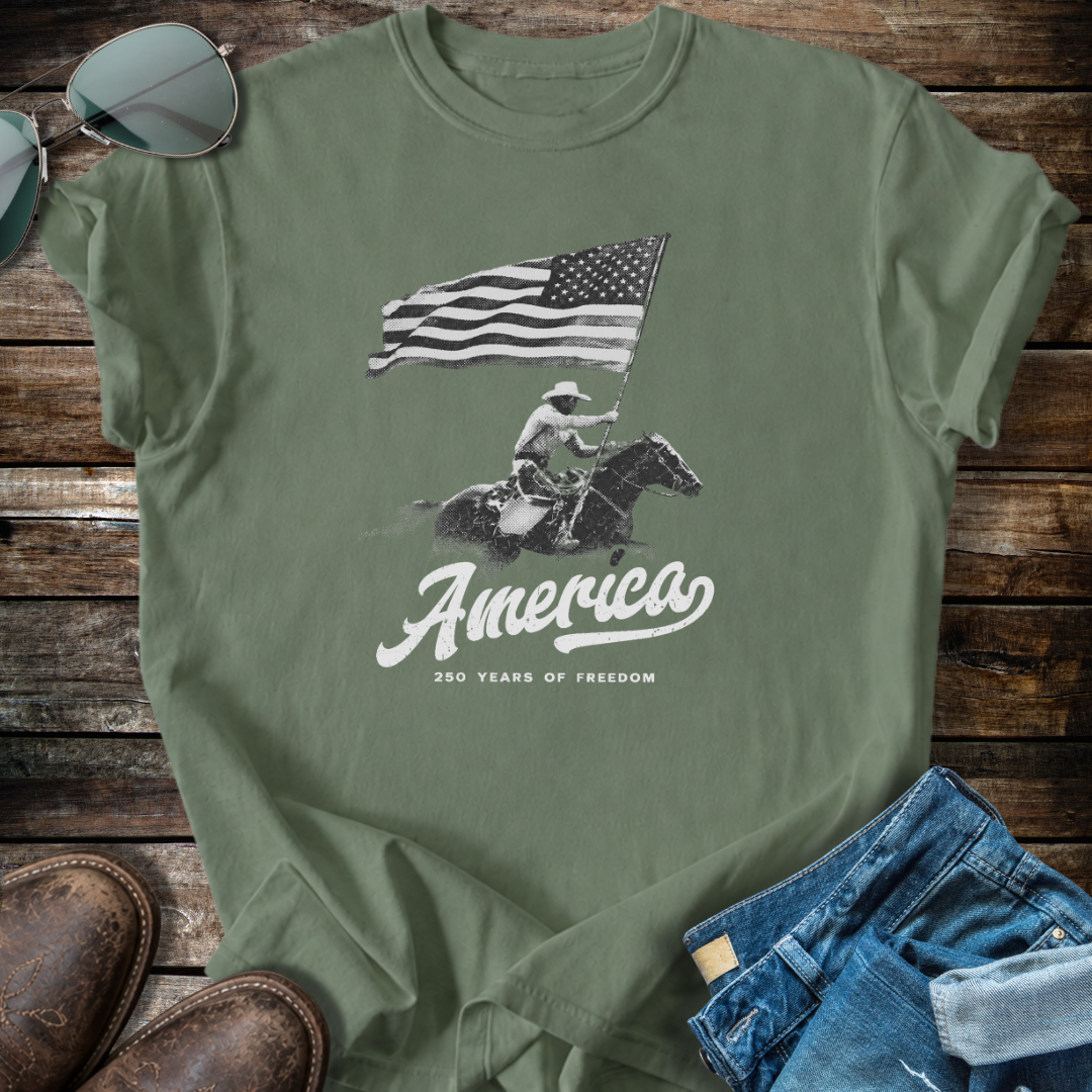 Patriotic Cowboy T-Shirt