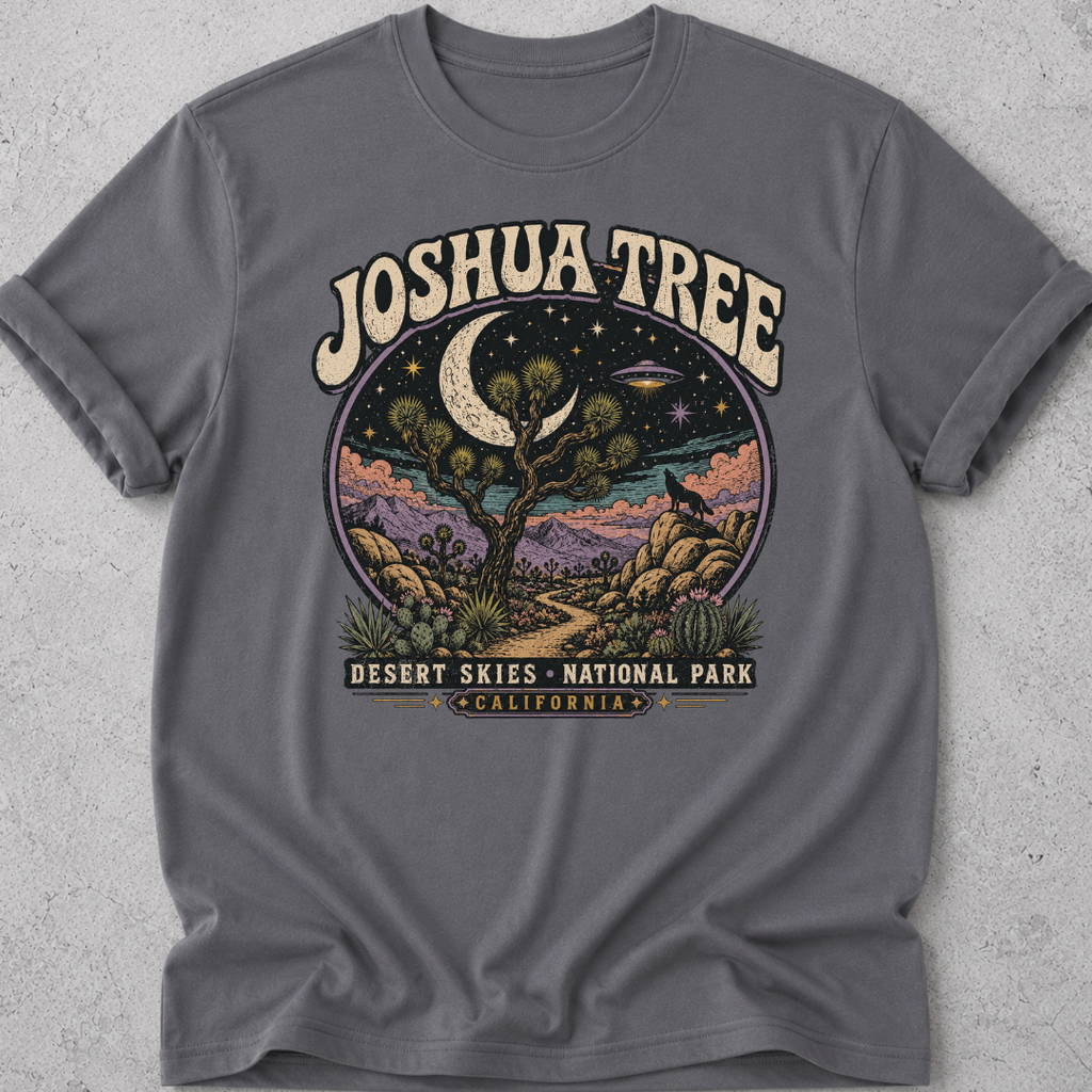 Joshua Tree Park Retro T-Shirt