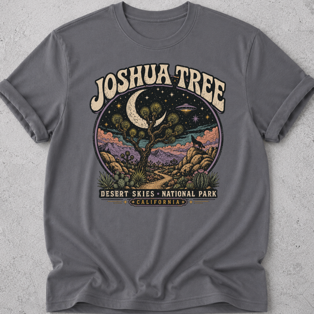 Joshua Tree Park Retro T-Shirt