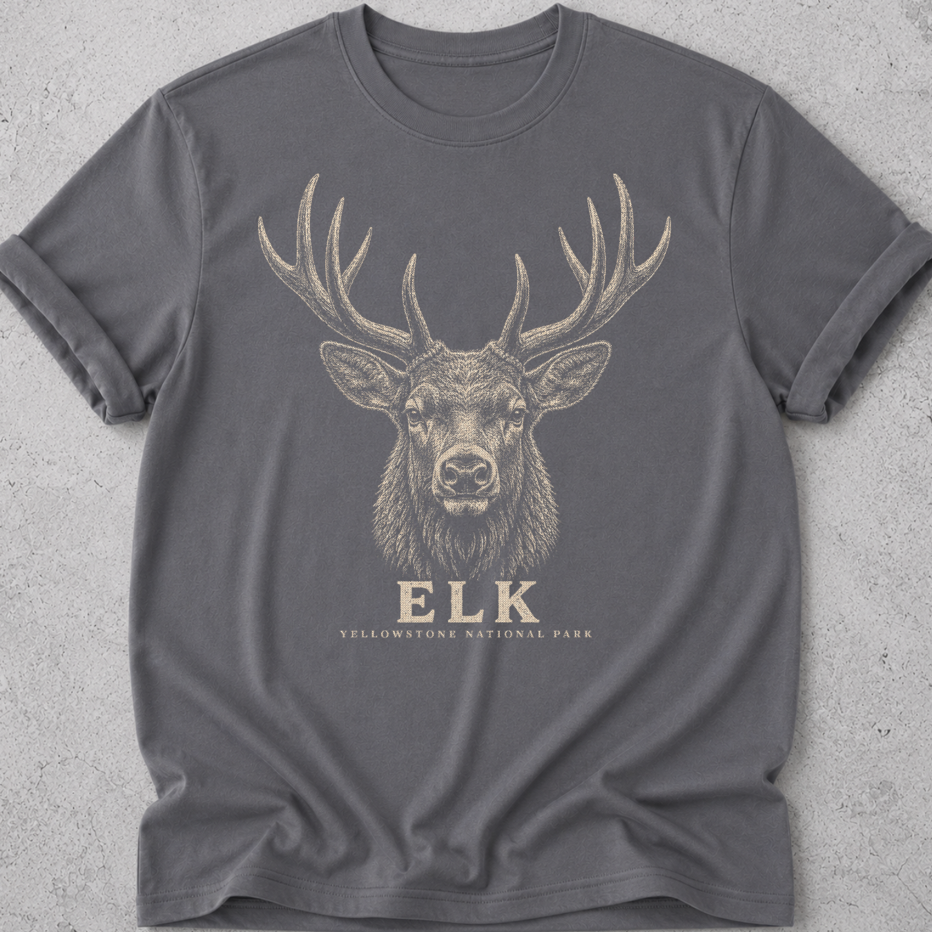 Yellowstone Elk Head T-Shirt