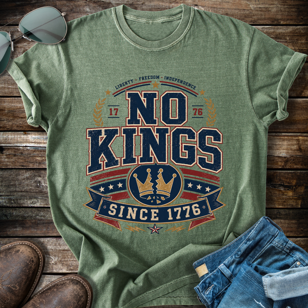 No Kings Varsity T-shirt