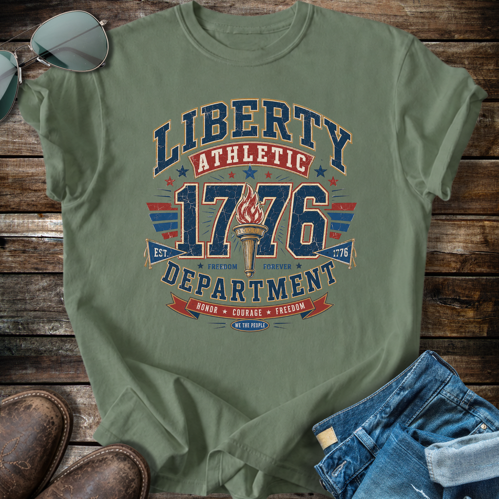 Varsity Liberty  T-shirt