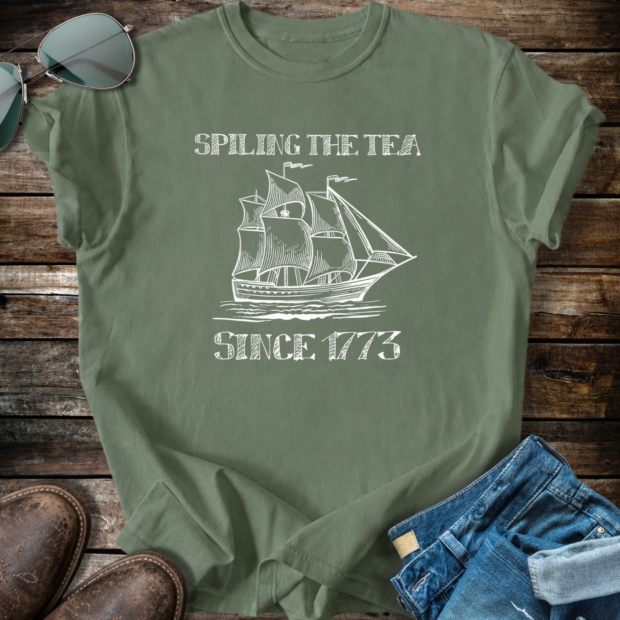 Spilling The Tea Tshirt