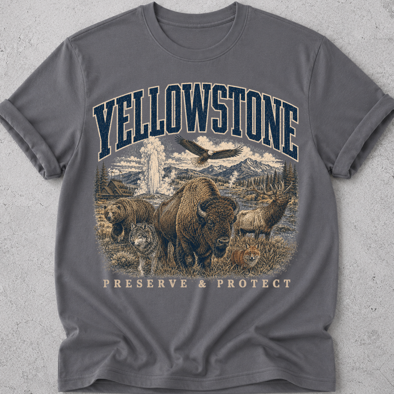 Yellowstone  Preserve & Protect  T-Shirt