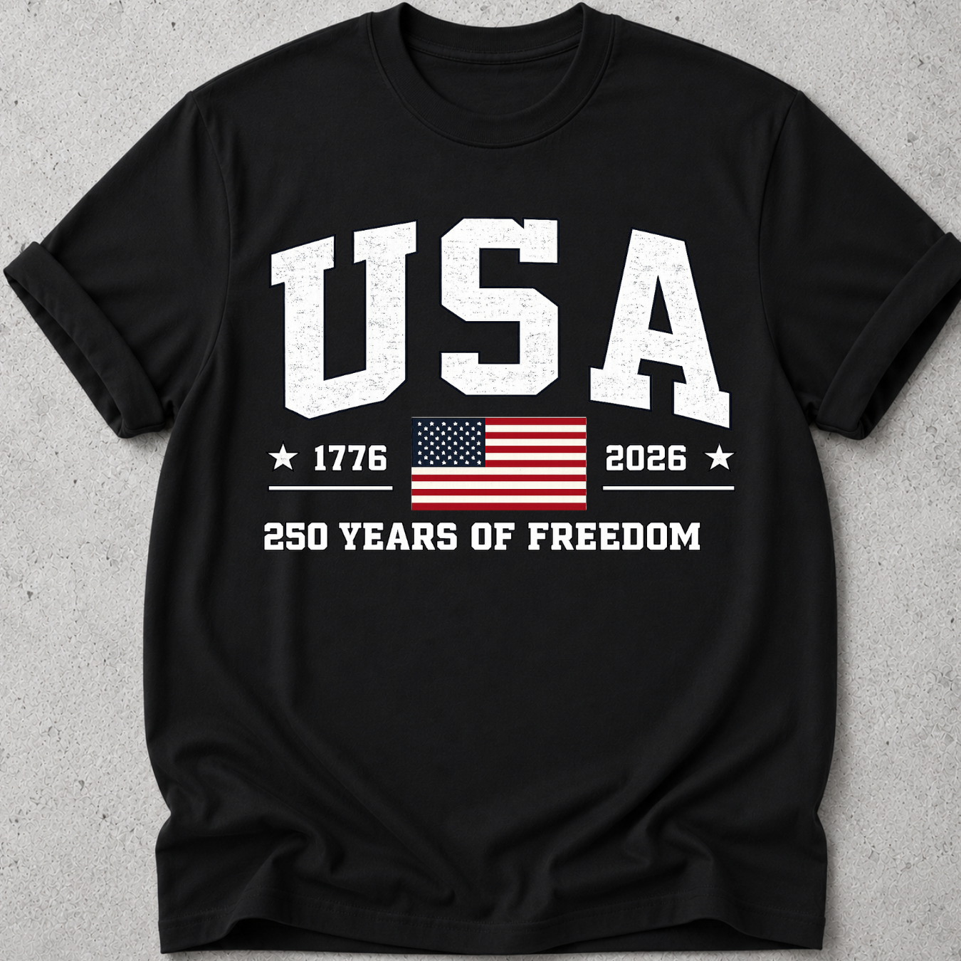 USA 250 Collegiate   T-Shirt