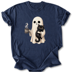 Ghost and Cat T-shirt