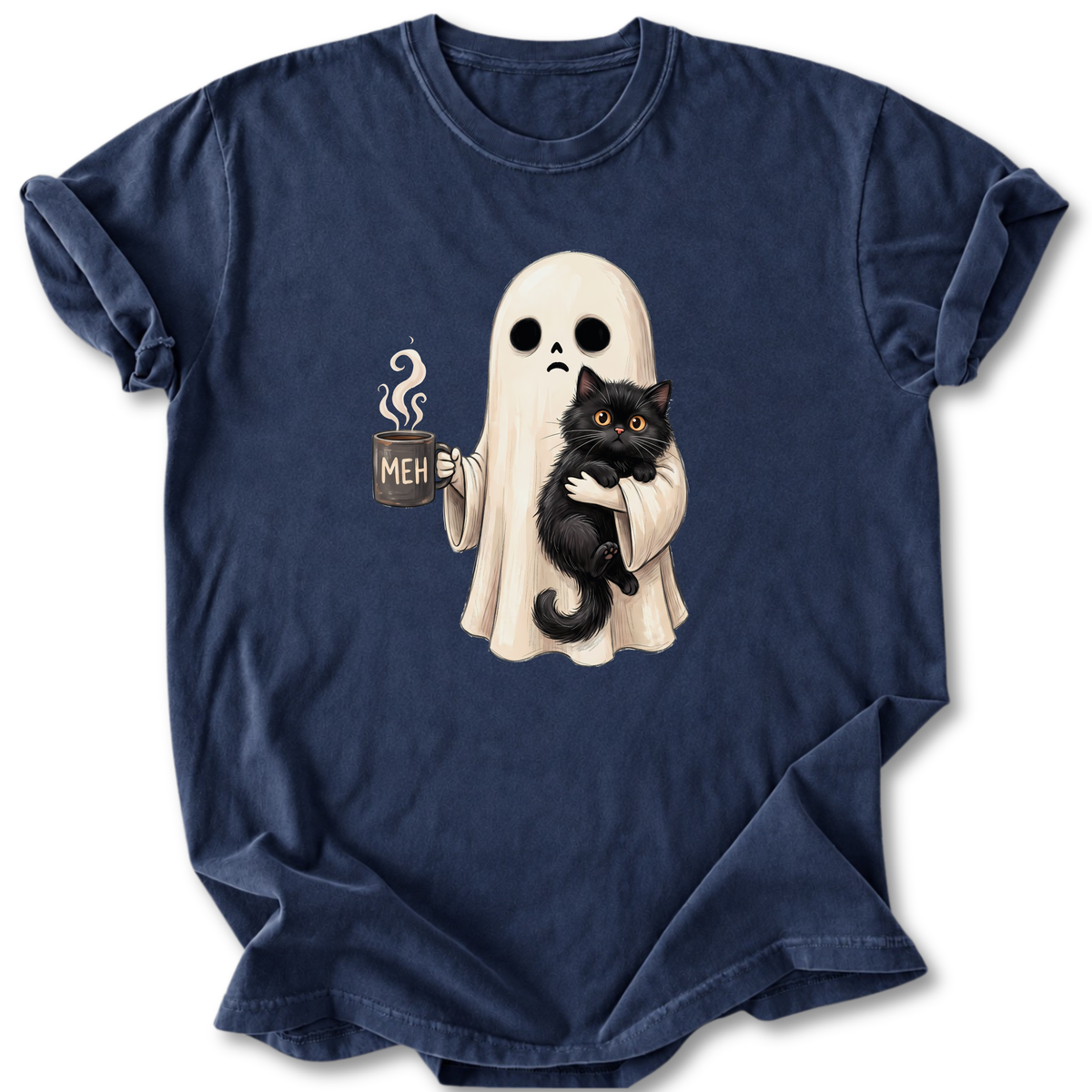 Ghost and Cat T-shirt