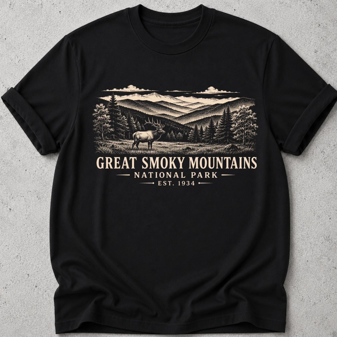 Great Smoky Mountain Elk  T-Shirt
