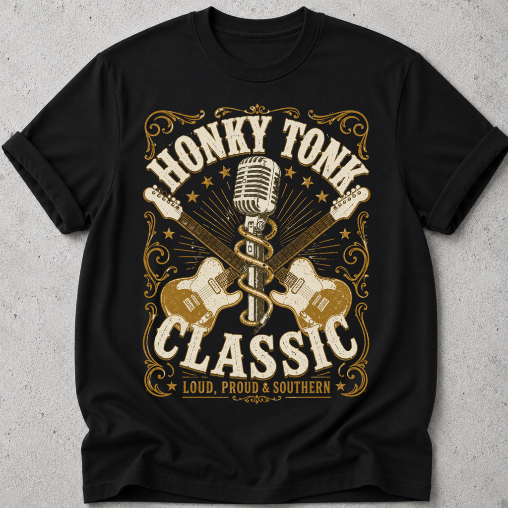 Honky Tonk Music   T-Shirt