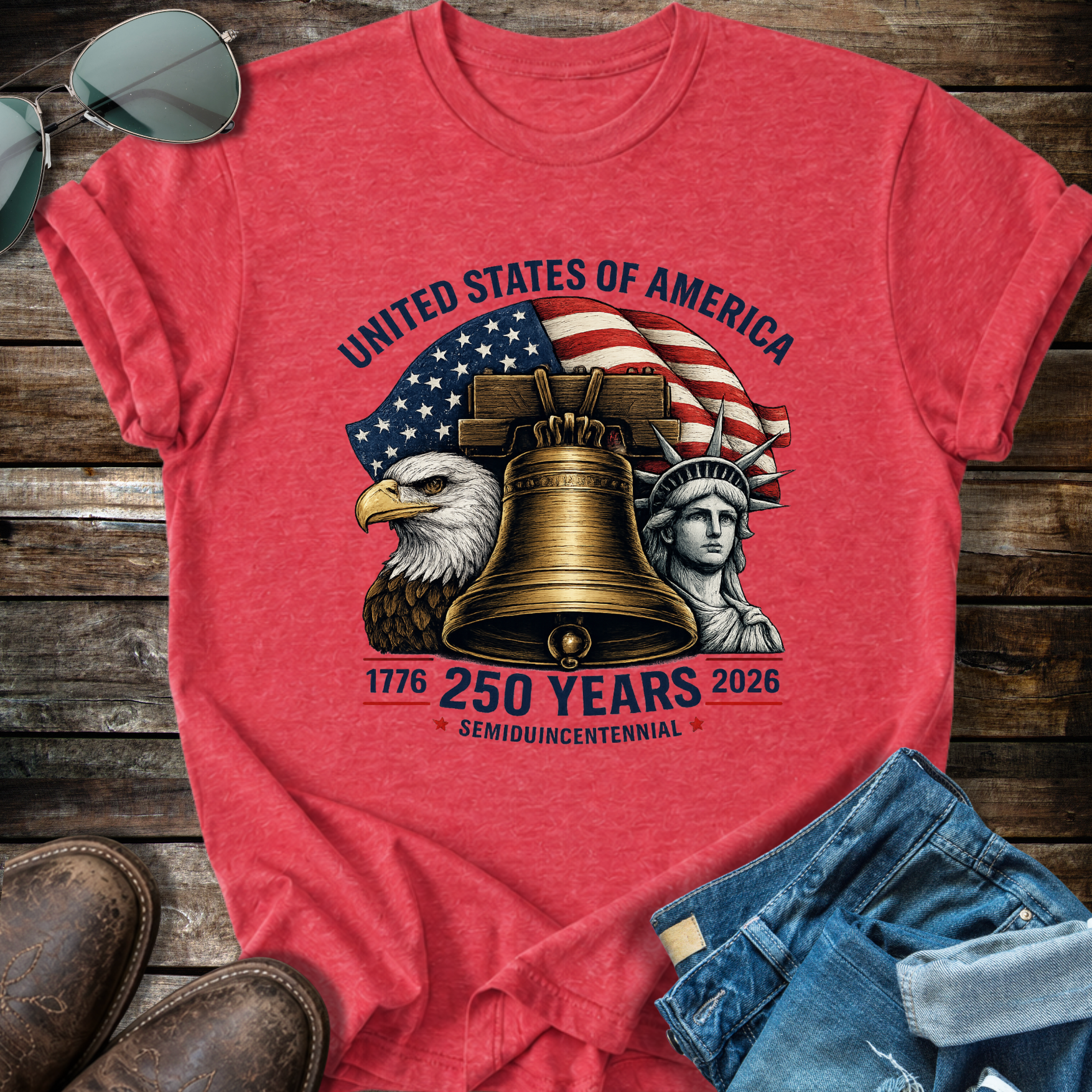 Liberty Bell 250 yrs  T-Shirt