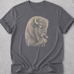 Bison and Prairie Flower T-shirt