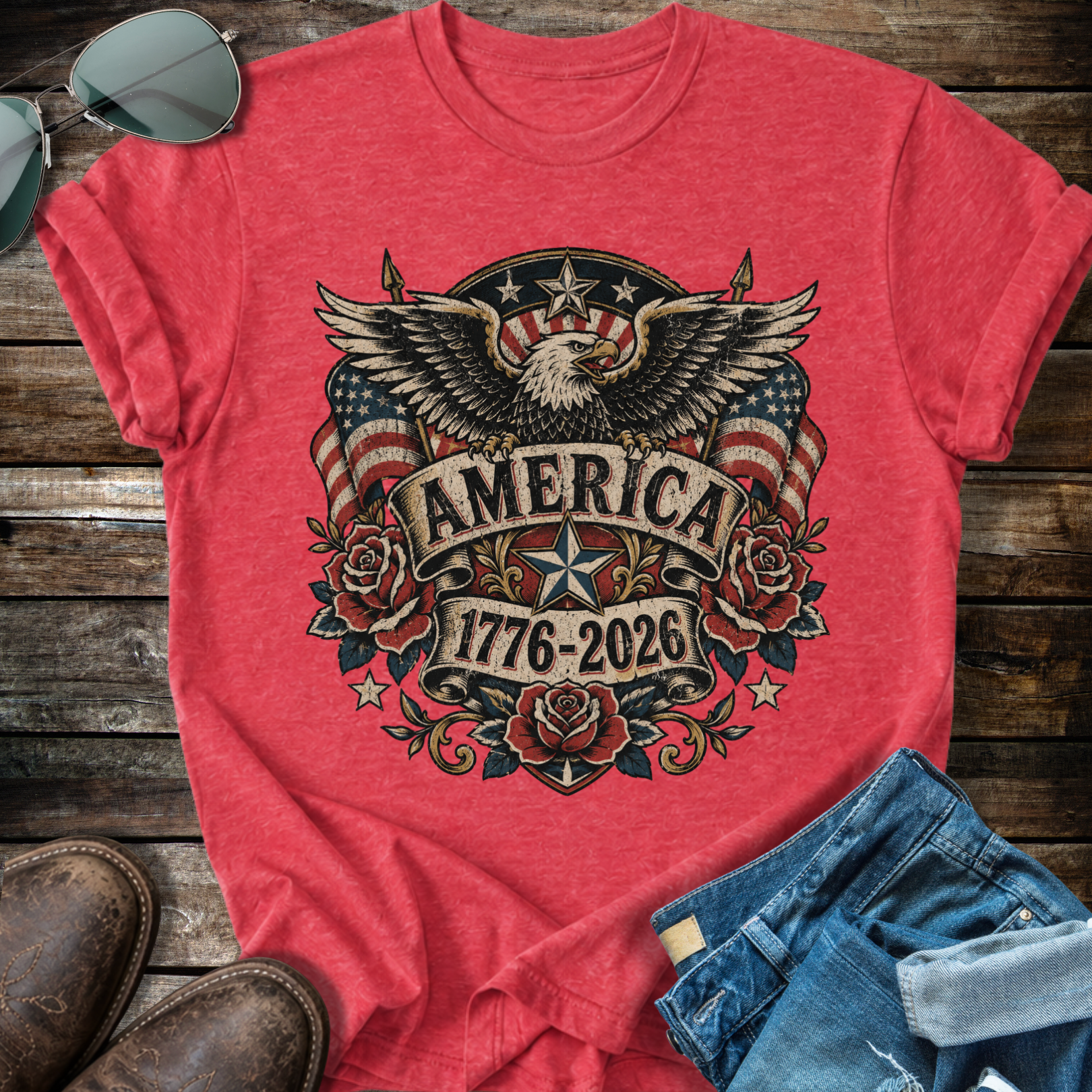USA Rose 250 T-Shirt