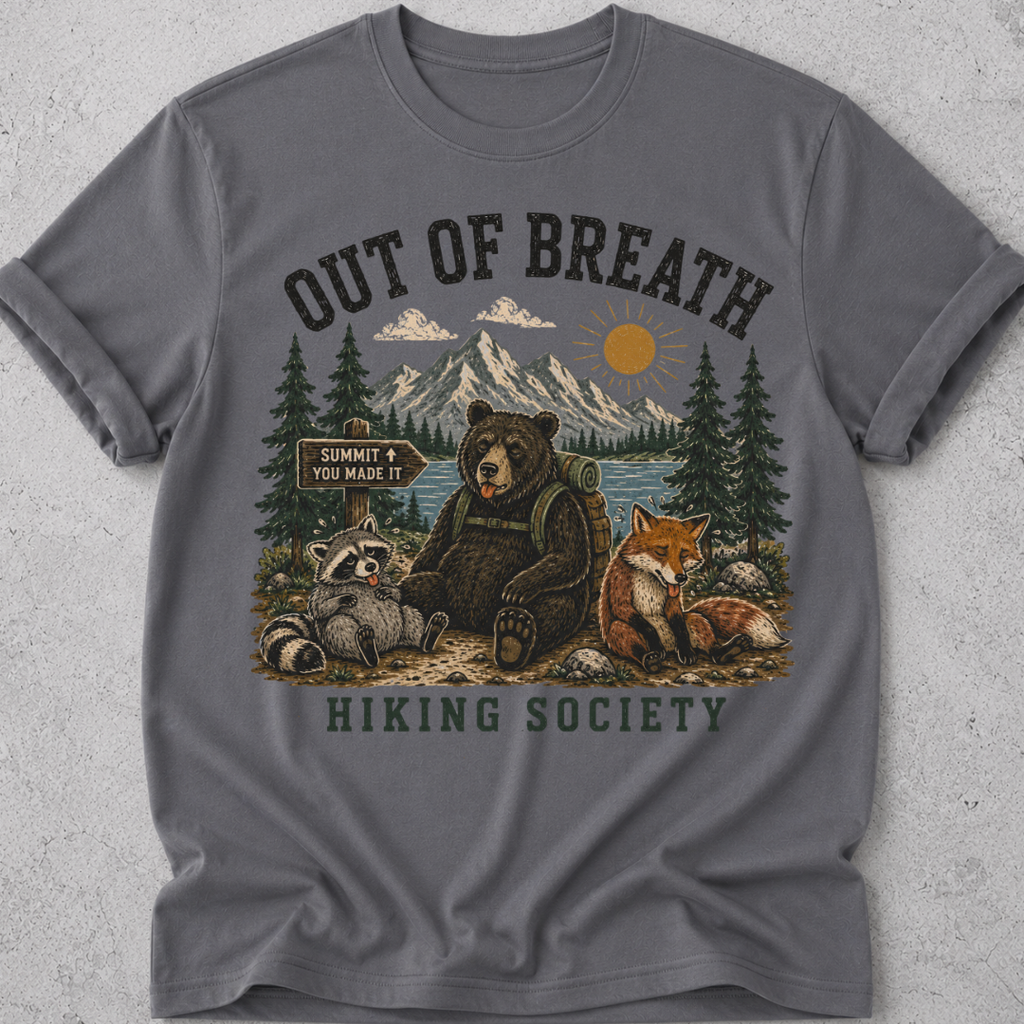 Out Of Breath Hiking T-shirt