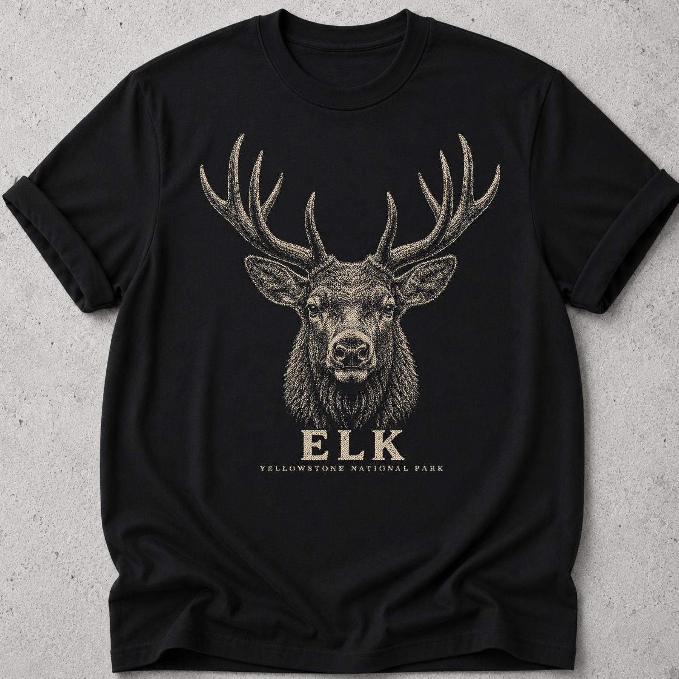 Yellowstone Elk Head T-Shirt