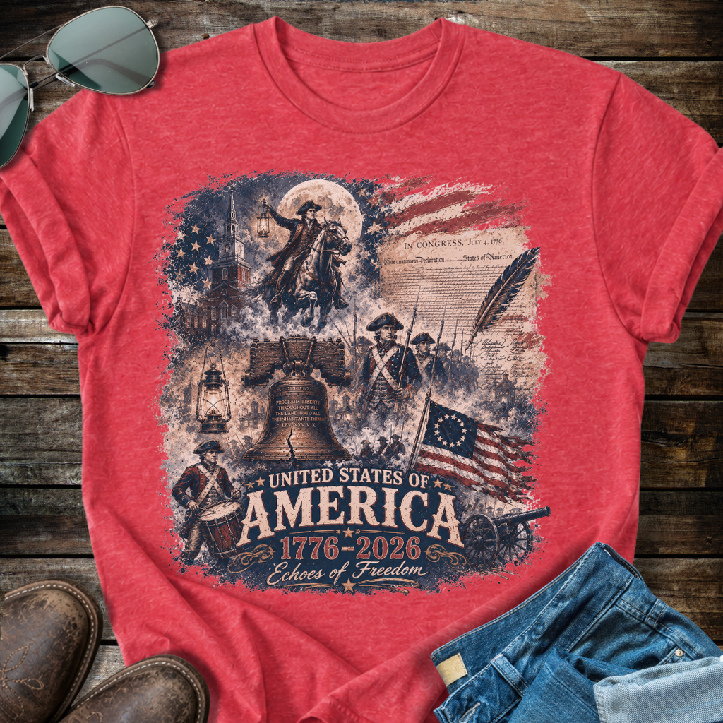 America  Vintage Style T-Shirt