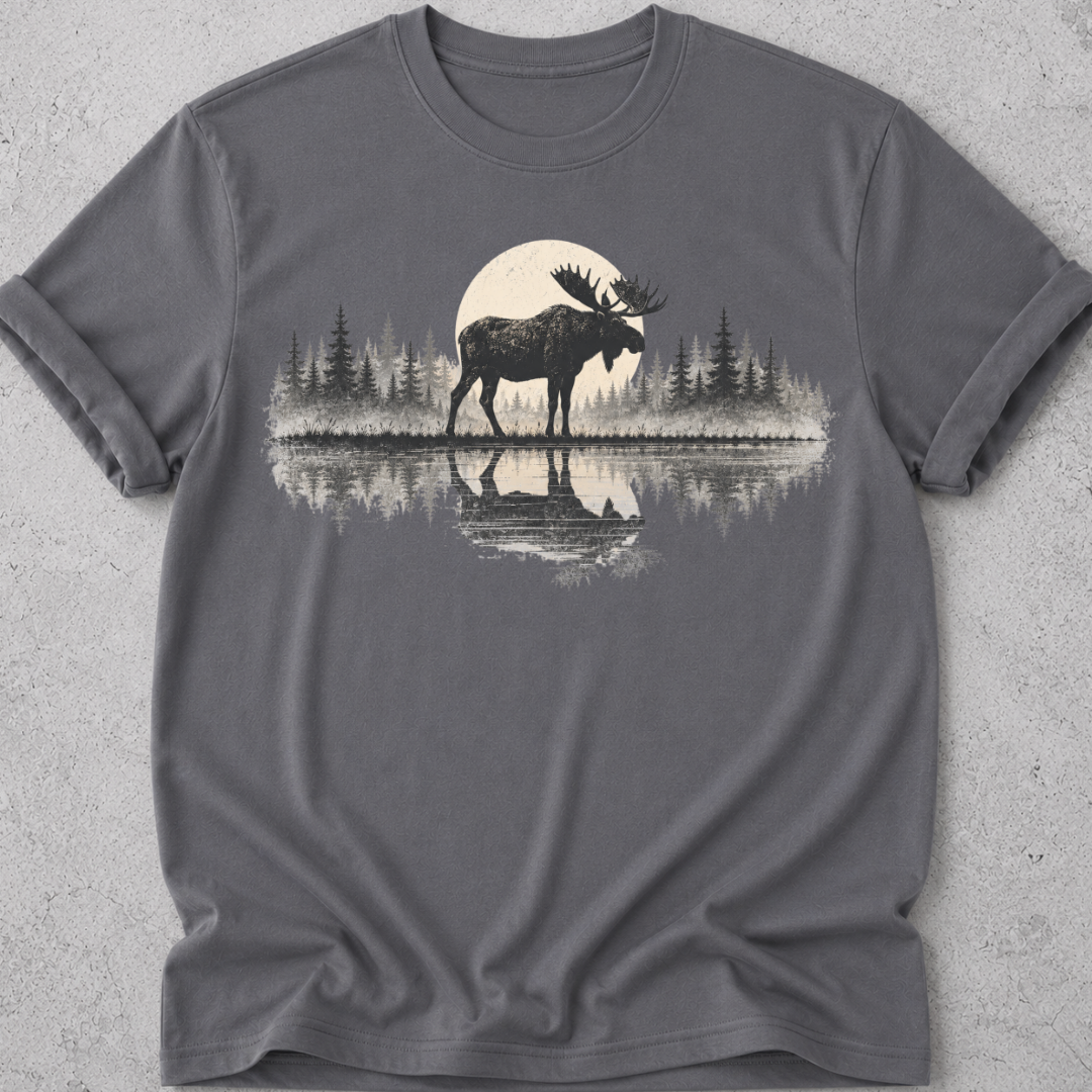 Lone Moose Silhouette T-shirt