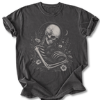 Skeleton Cat  T-shirt